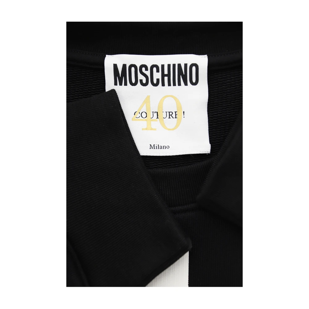 Moschino Loud Luxury Sweatshirt Zwart Black Heren