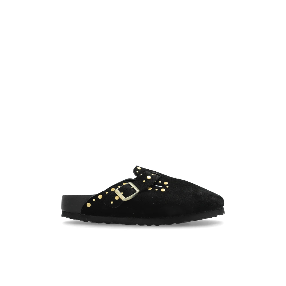 Birkenstock Träskor Boston Rivet Border Black, Dam