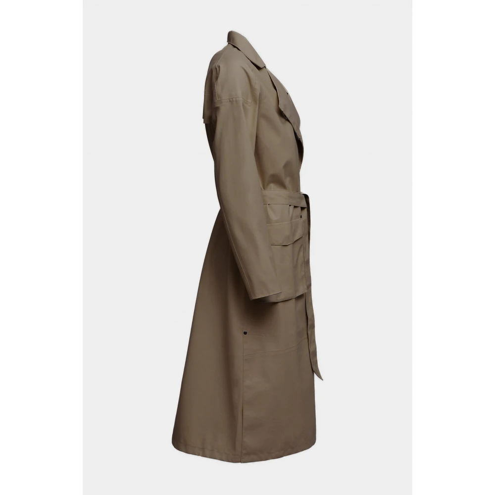 Stutterheim Lichtgewicht Waterdichte Trenchcoat Green Dames