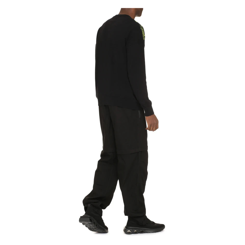 Marcelo Burlon Icon Wings Crew-neck Sweater Black Heren