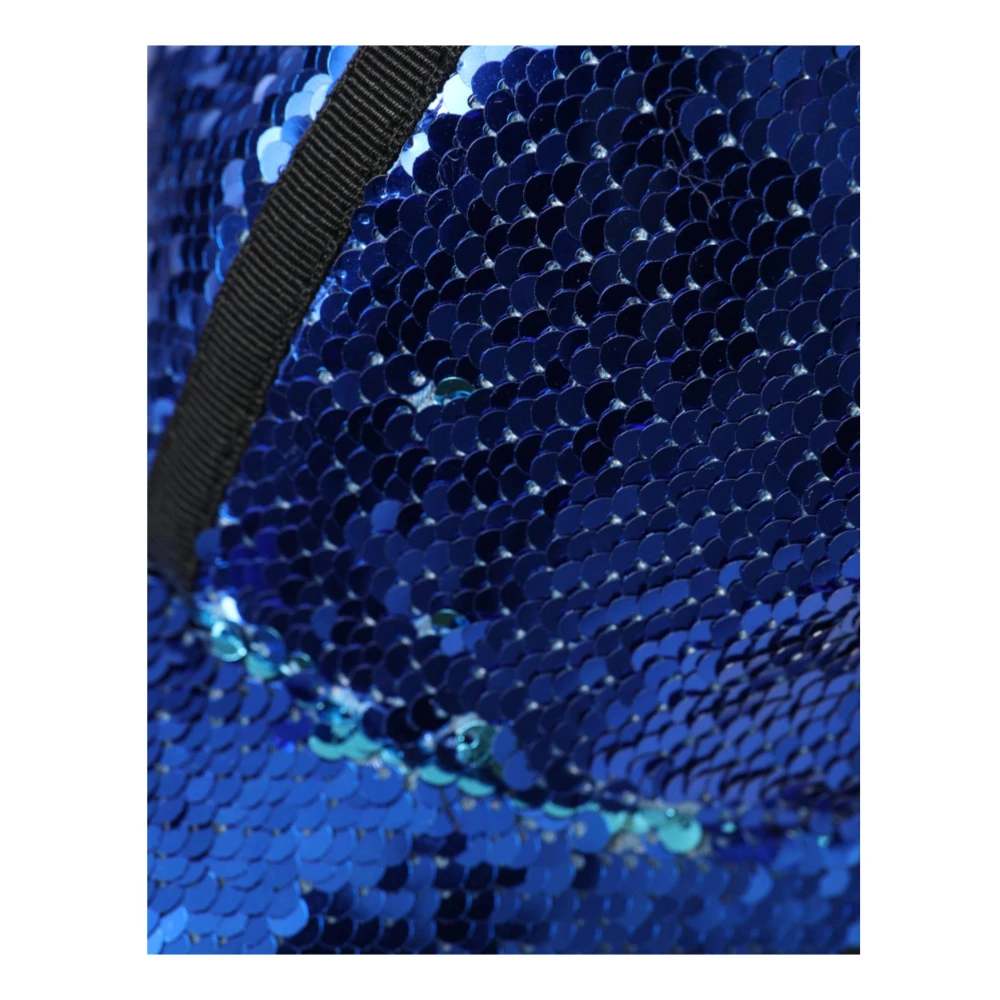 Dolce & Gabbana Paillet Baseballpet Koningsblauw Blue Heren