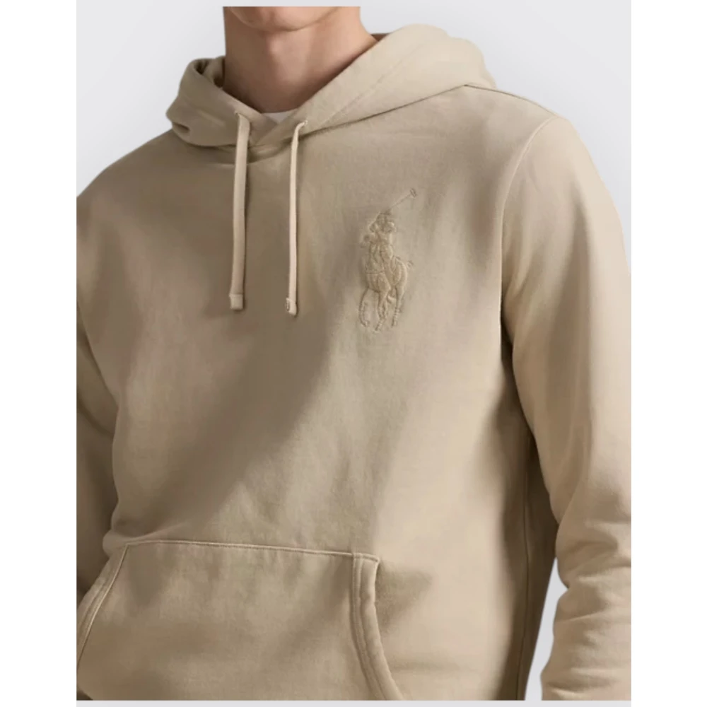 Polo Ralph Lauren Fleece hoodie Beige Heren