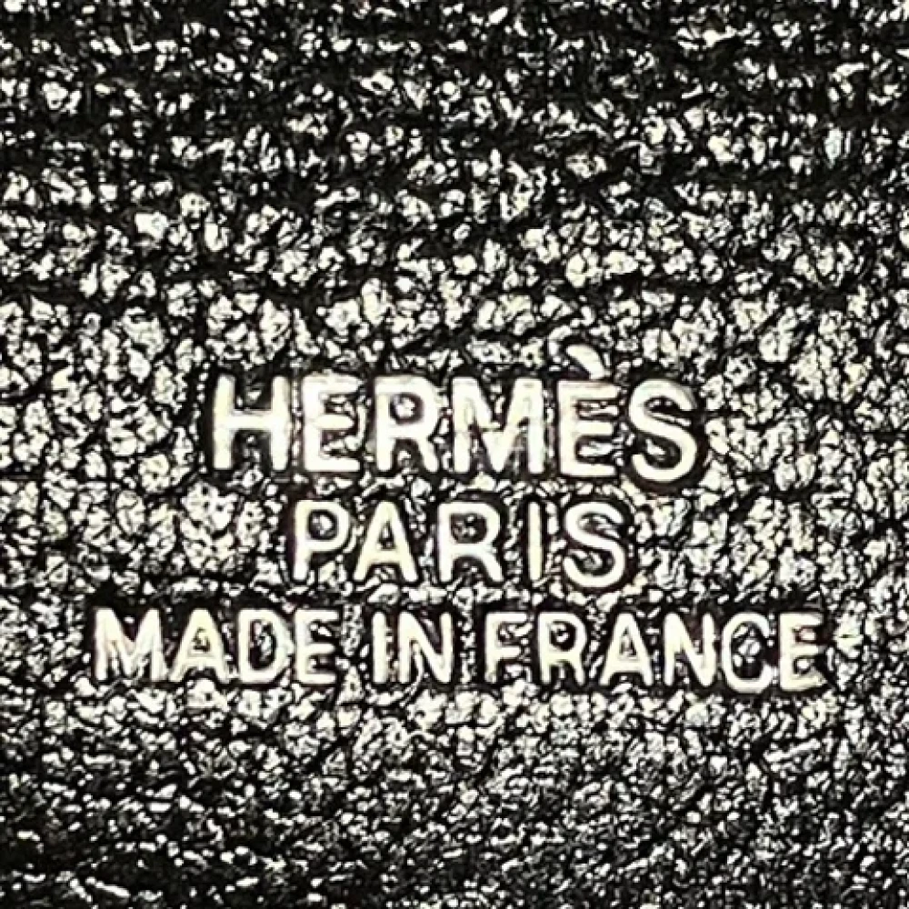 Hermès Vintage Pre-owned Leather wallets Black Heren
