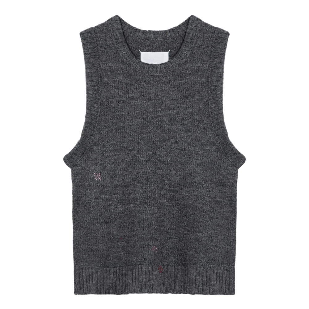 Maison Margiela Stijlvolle Tanktop voor Vrouwen Gray Dames