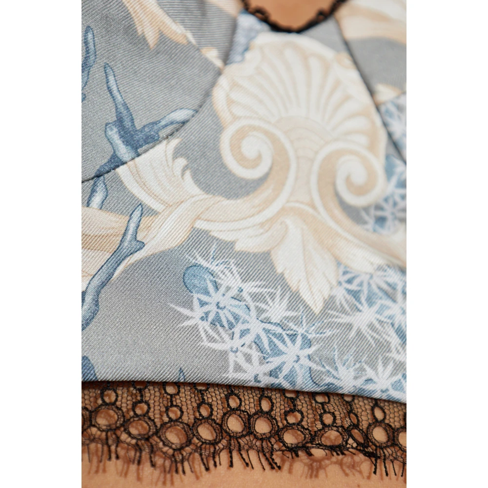 Versace Top met Barocco Sea patroon Multicolor Dames