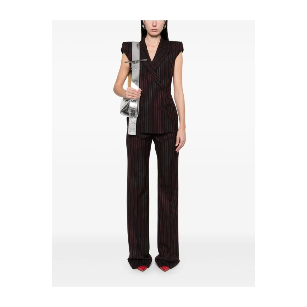 alexander mcqueen Zwarte Jassen met Verborgen Voorsluiting Black Dames
