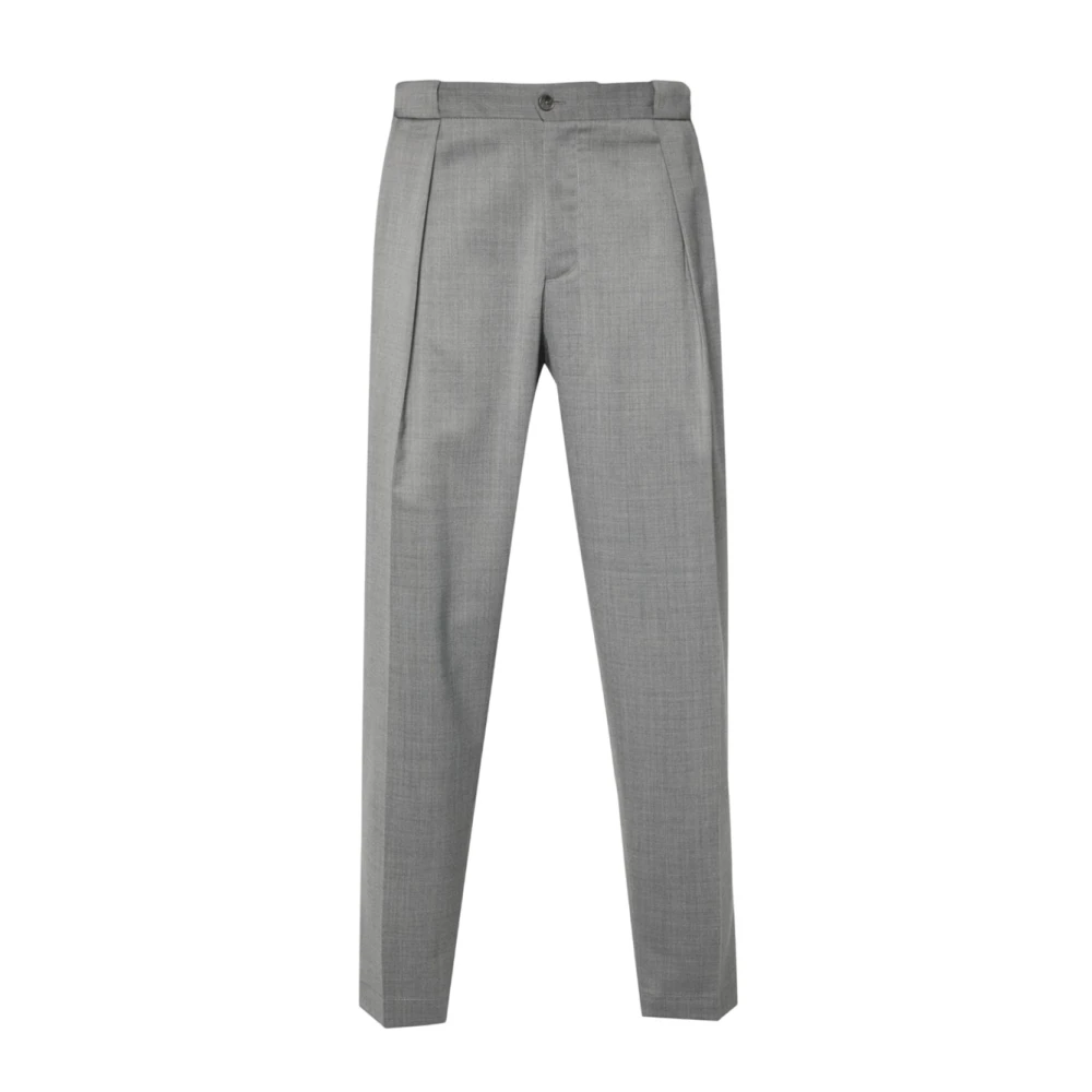 Briglia Elegante Wol Kasjmier Casual Broek Gray Heren