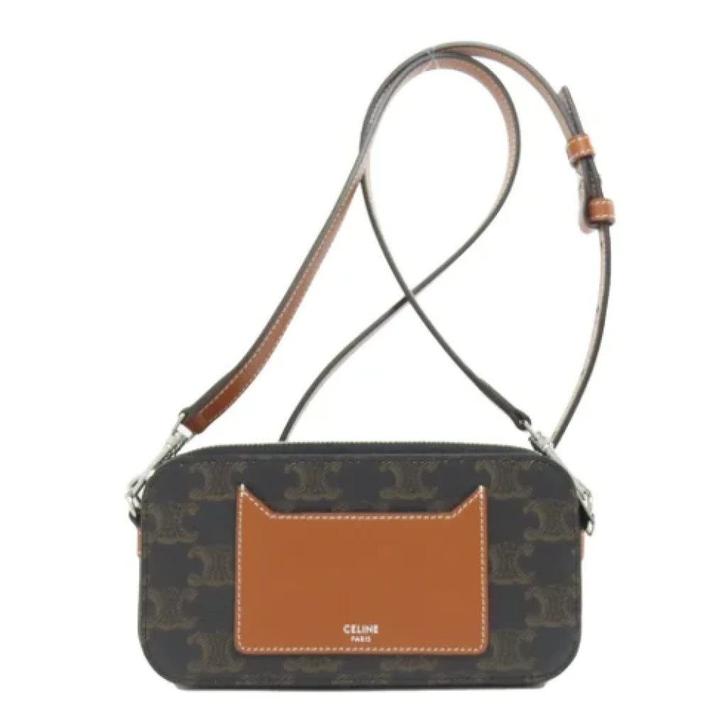 Celine Vintage Pre-owned Plastic celine-bags Brown Dames