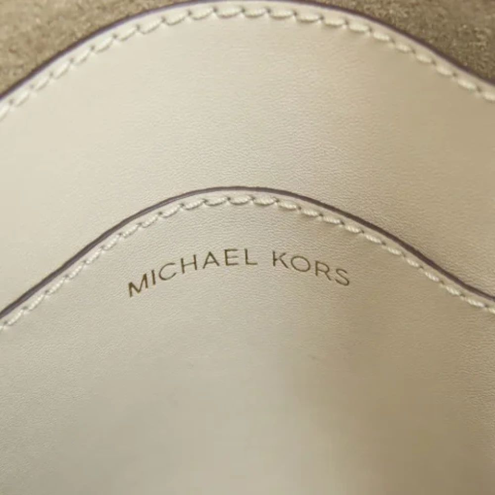 Michael Kors Pre-owned Canvas shoulder-bags White Dames