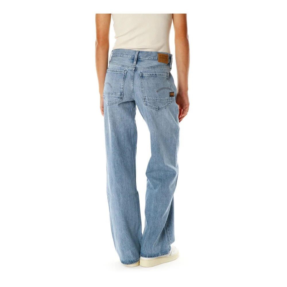 G-Star Loszittende jeans met middelhoge taille Blue Dames