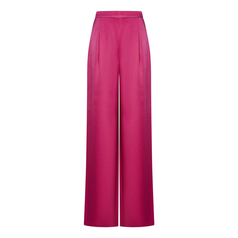 Max Mara Wide Trousers Pink Dames