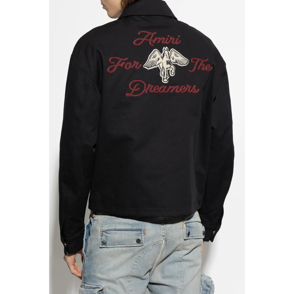 Amiri Jas met logo Black Heren