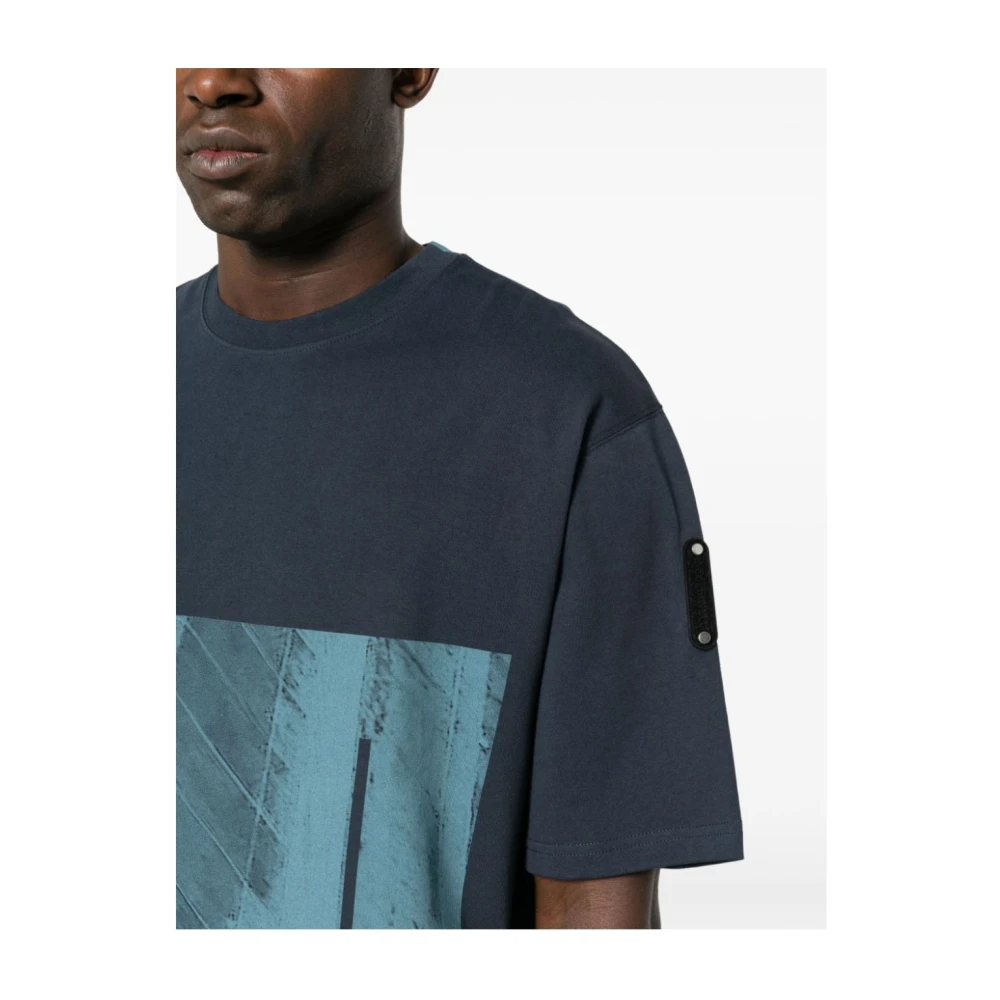 A-Cold-Wall Navy T-Shirt Acwmts189 Blue Heren