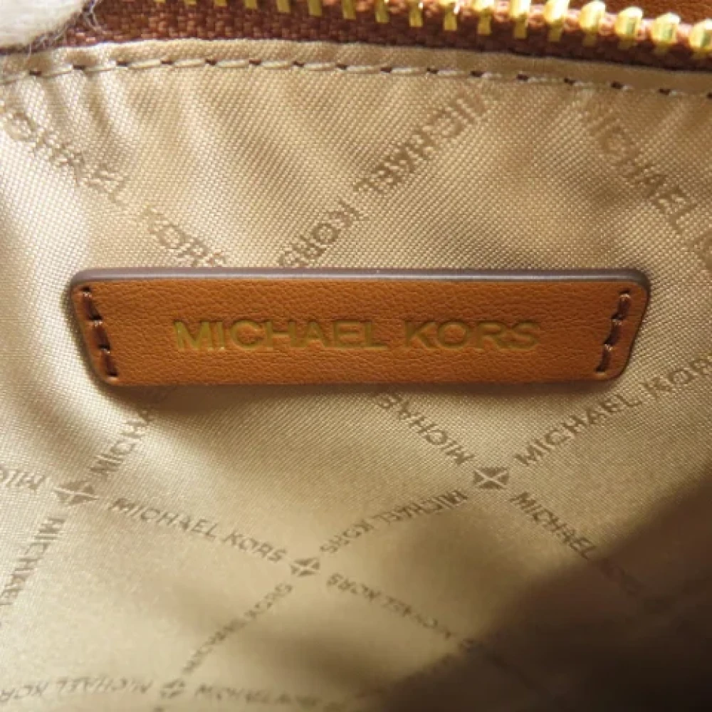 Michael Kors Pre-owned Plastic handbags Brown Dames