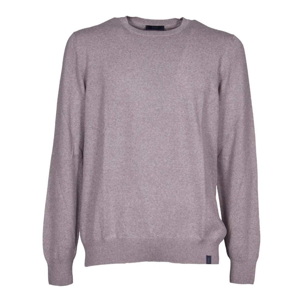 Fay Luxe Bruin Gebreid Aw24 Brown Heren