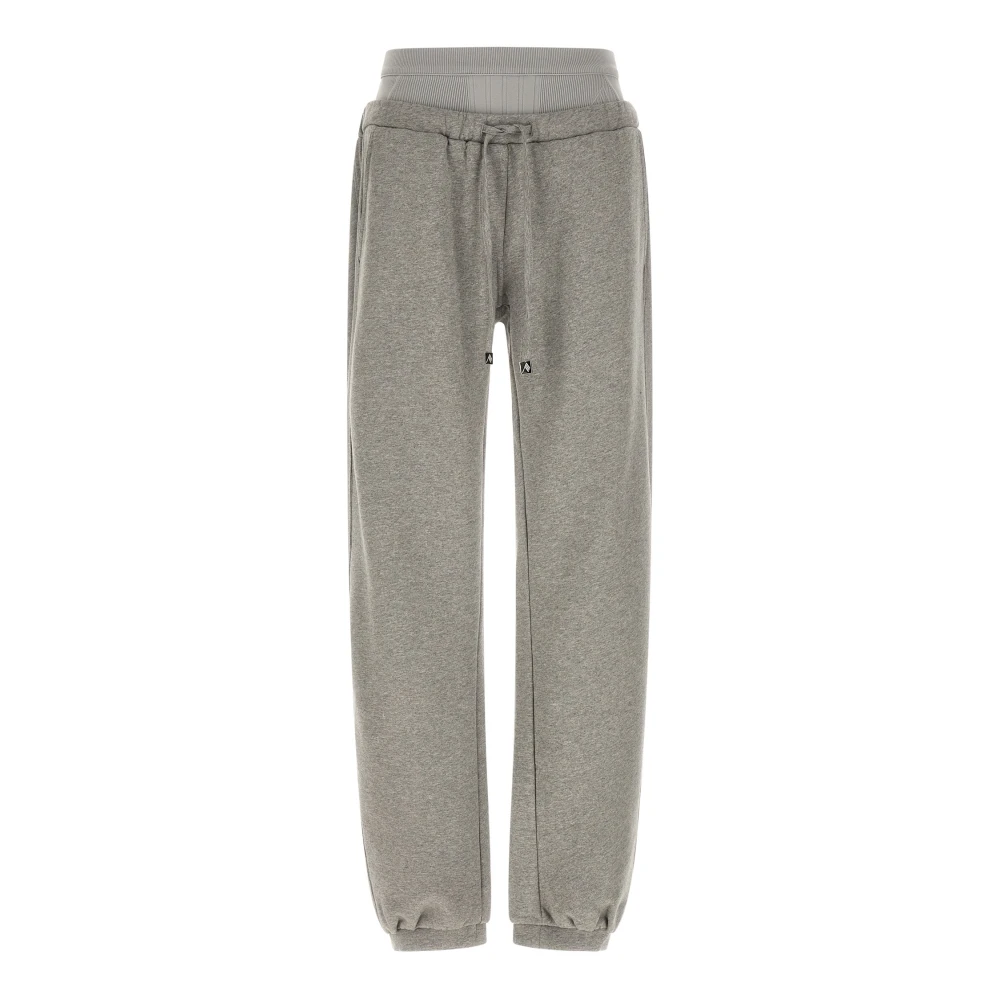The Attico Gray Sweatpants, Female, S, American Fleece Joggers
