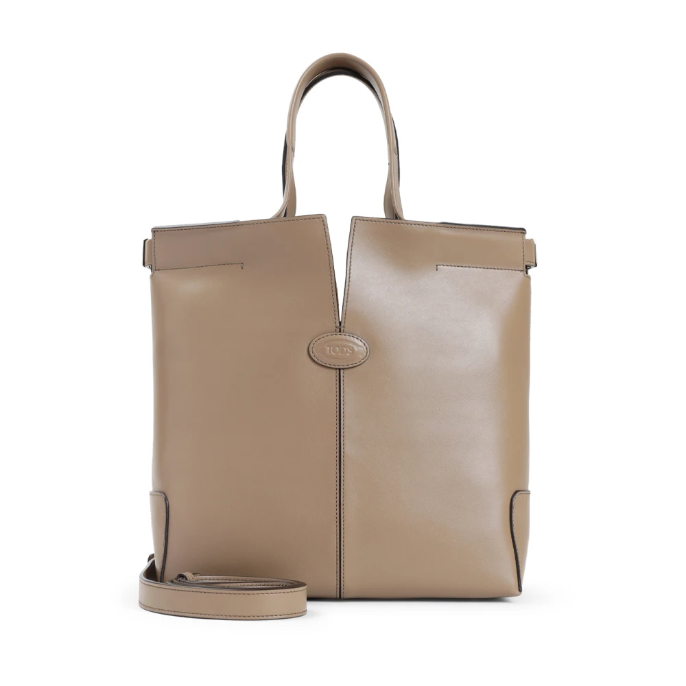 TOD'S Nude & Neutrals Shopper Tas Beige Dames