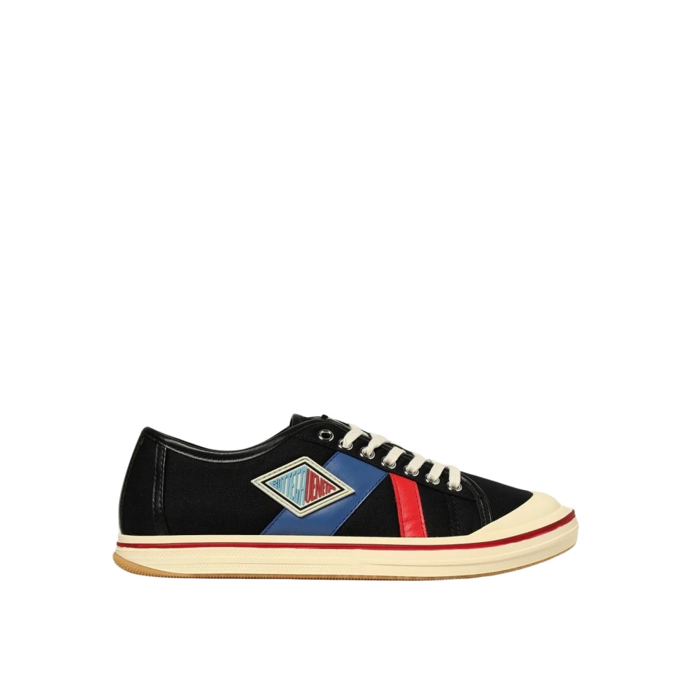 Bottega Veneta Low-Top Textile Sneakers Dames Schoenen Zwart
