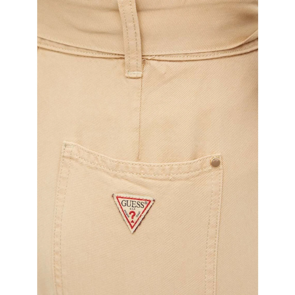 Guess Cargo Broek voor Vrouwen Beige Dames