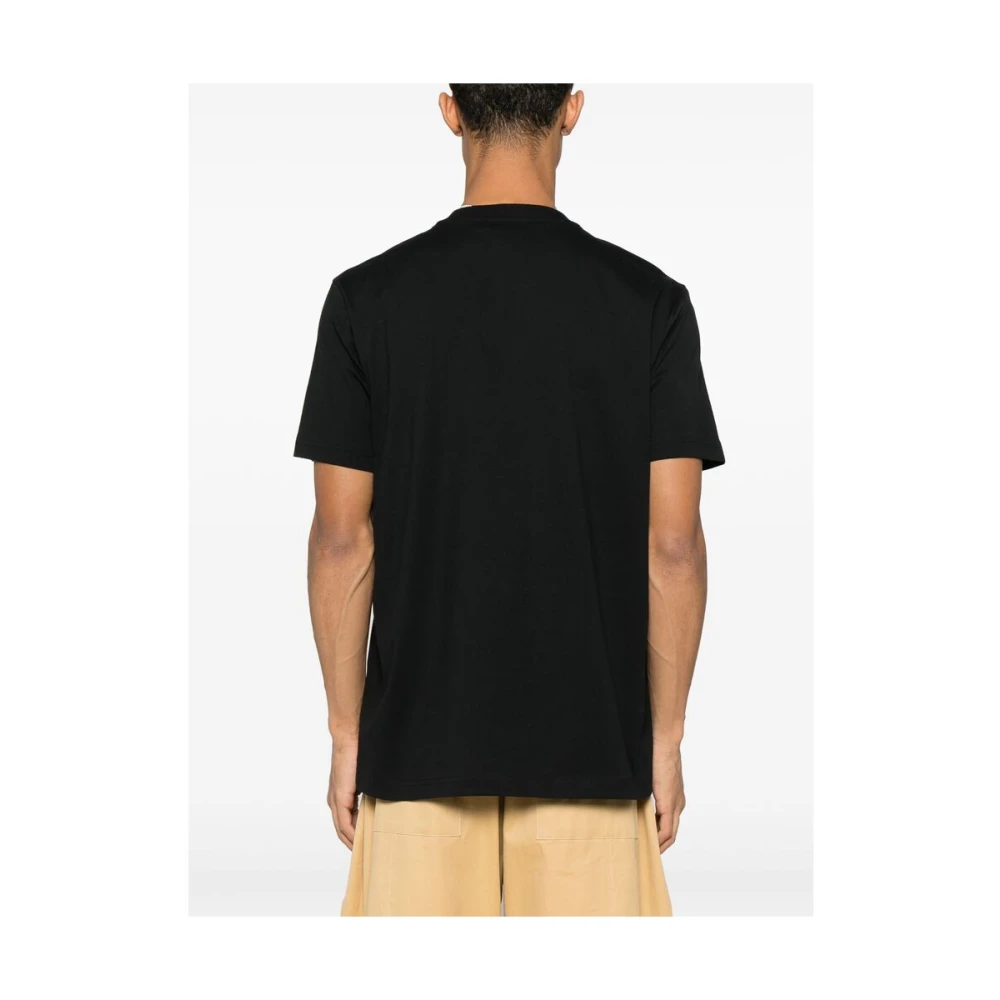 Iceberg Zwarte Ronde Hals Korte Mouwen T-shirt Black Heren