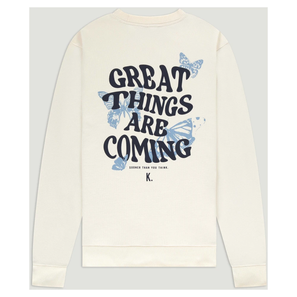 Kultivate Great Things Sweatshirt Beige Heren