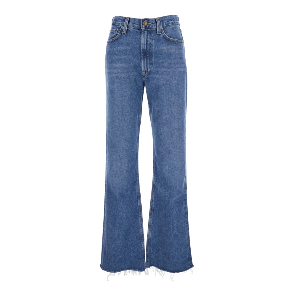 Agolde Blue Leena Jeans - Female - Flare Jeans - W28 - Jeans