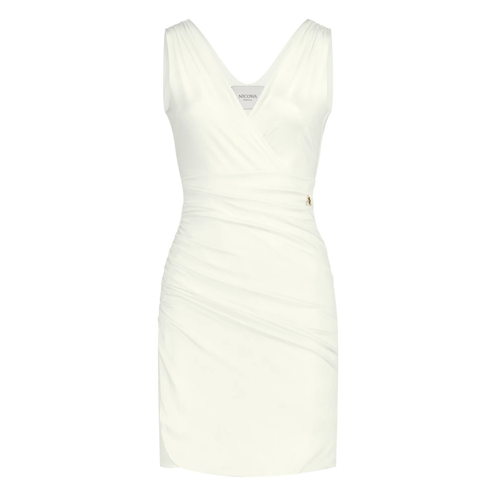 Nicowa Elegante Mini Jurk Micaro White Dames