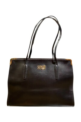 sac-a-main-en-cuir-noir-avec-logo-dore