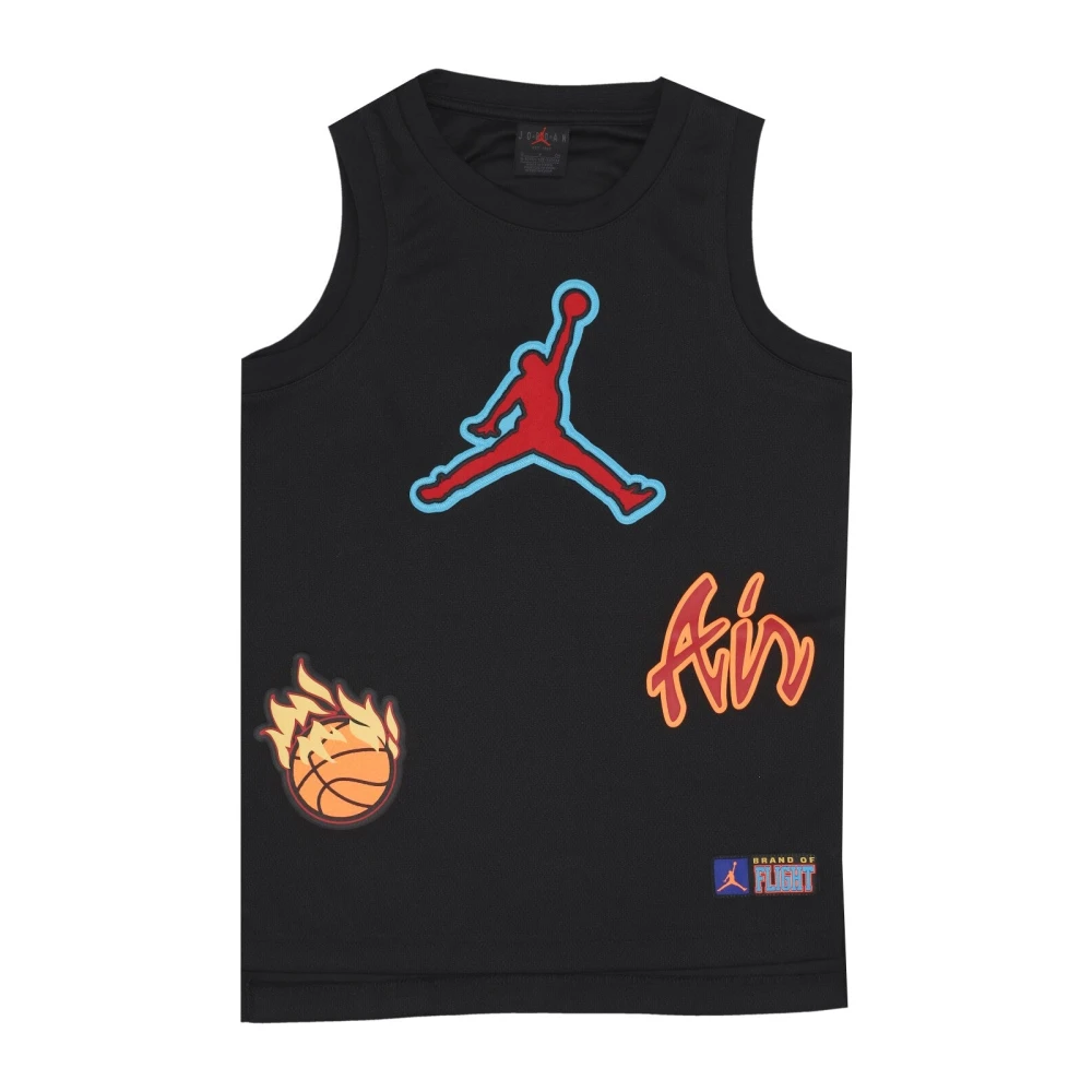 Jordan Basketball Tank Top Mesh Crew-neck Black, Unisex