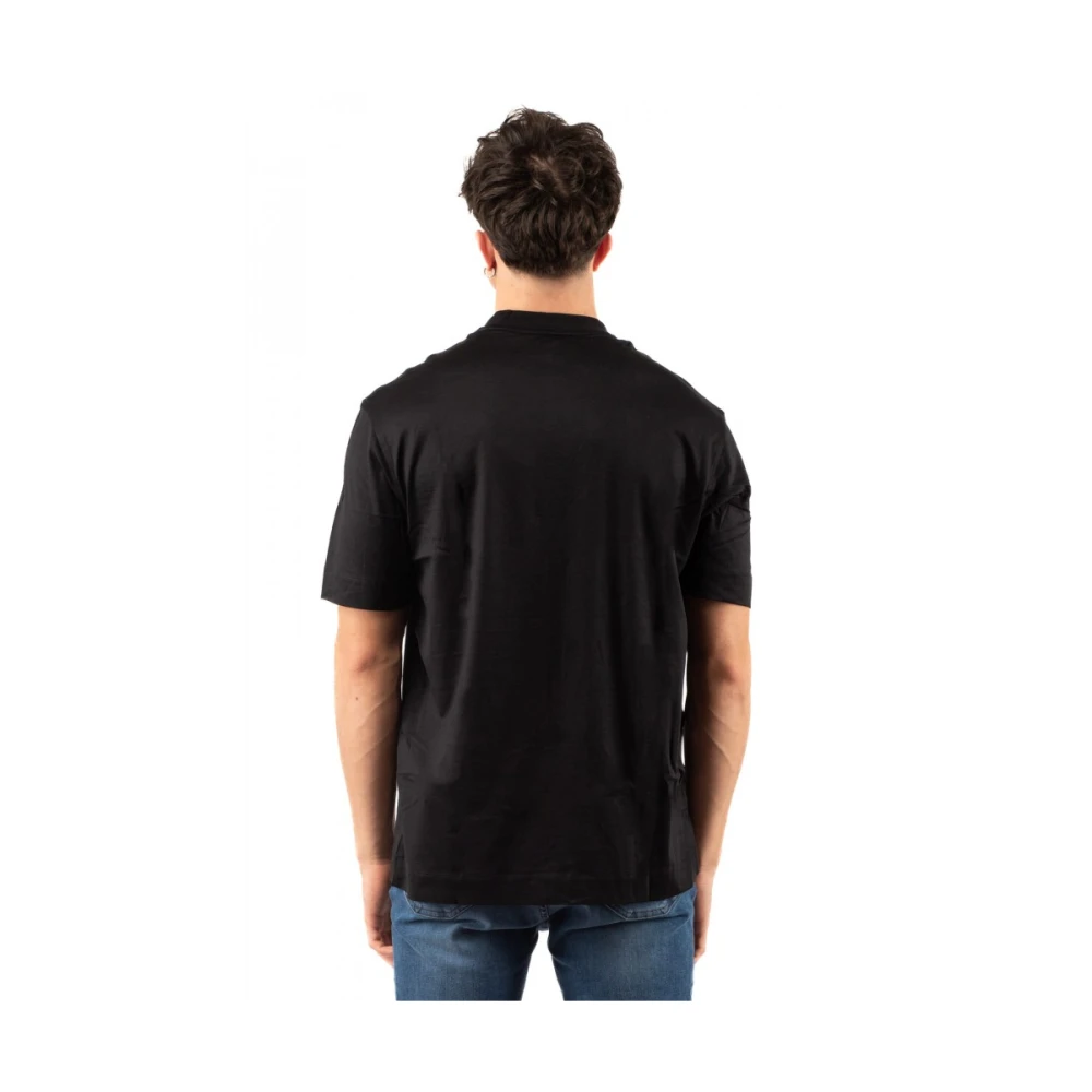 Emporio Armani Stijlvol T-shirt voor mannen Black Heren