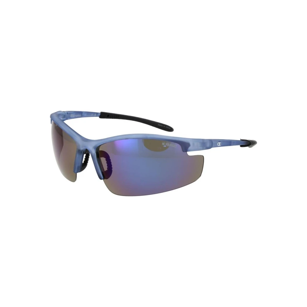 Champion Men's Black Resin Frame Rectangular Sunglasses - Sunglasses - One Size - Accessories
