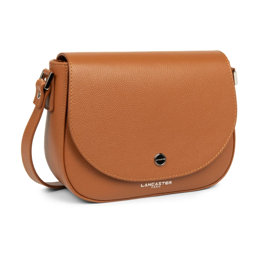 Lancaster Magnetische Flap Crossbody Tas Bao Fiesole Brown Dames