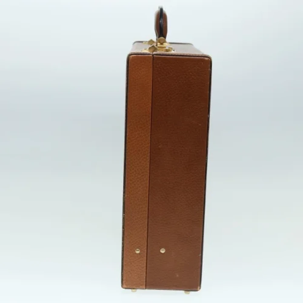 Loewe Pre-owned Leather briefcases Brown Dames