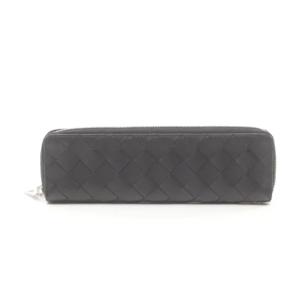 Bottega Veneta Vintage Pre-owned Leather wallets Black Dames