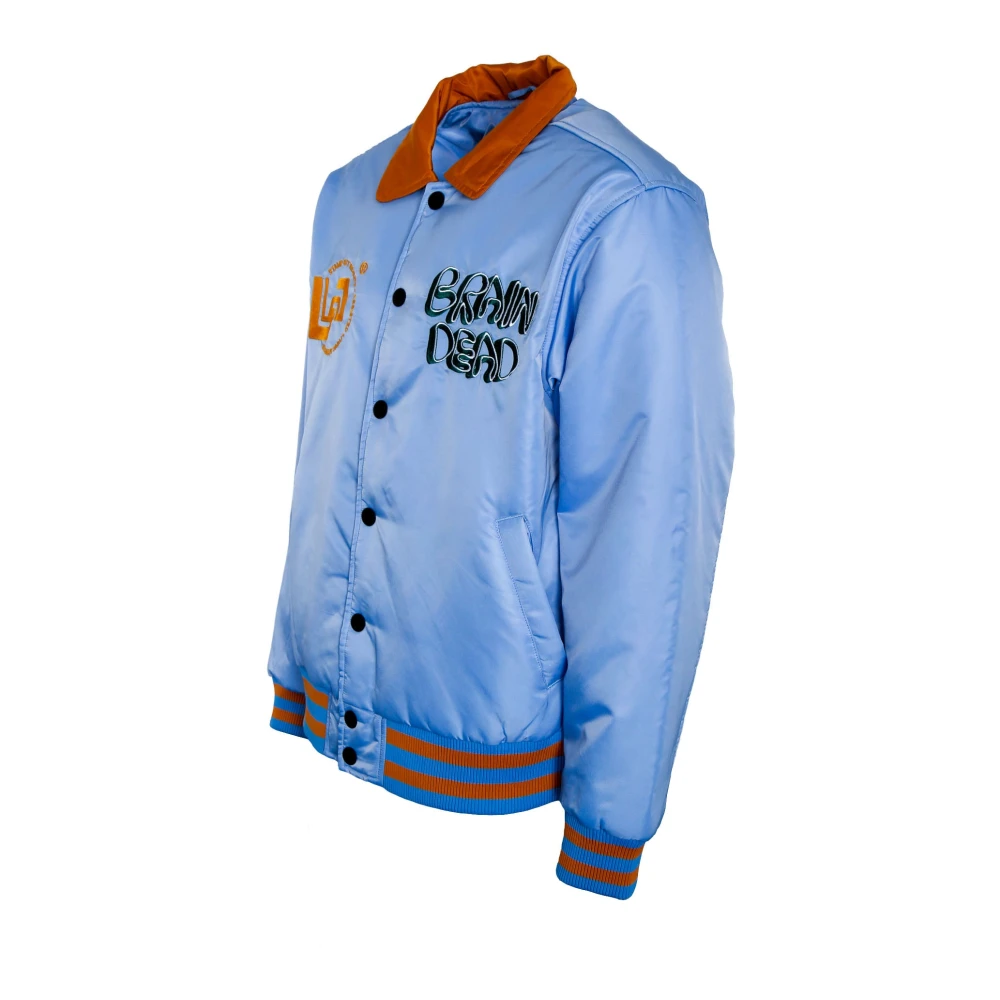 Brain Dead Satin Bomberjack Blue Heren
