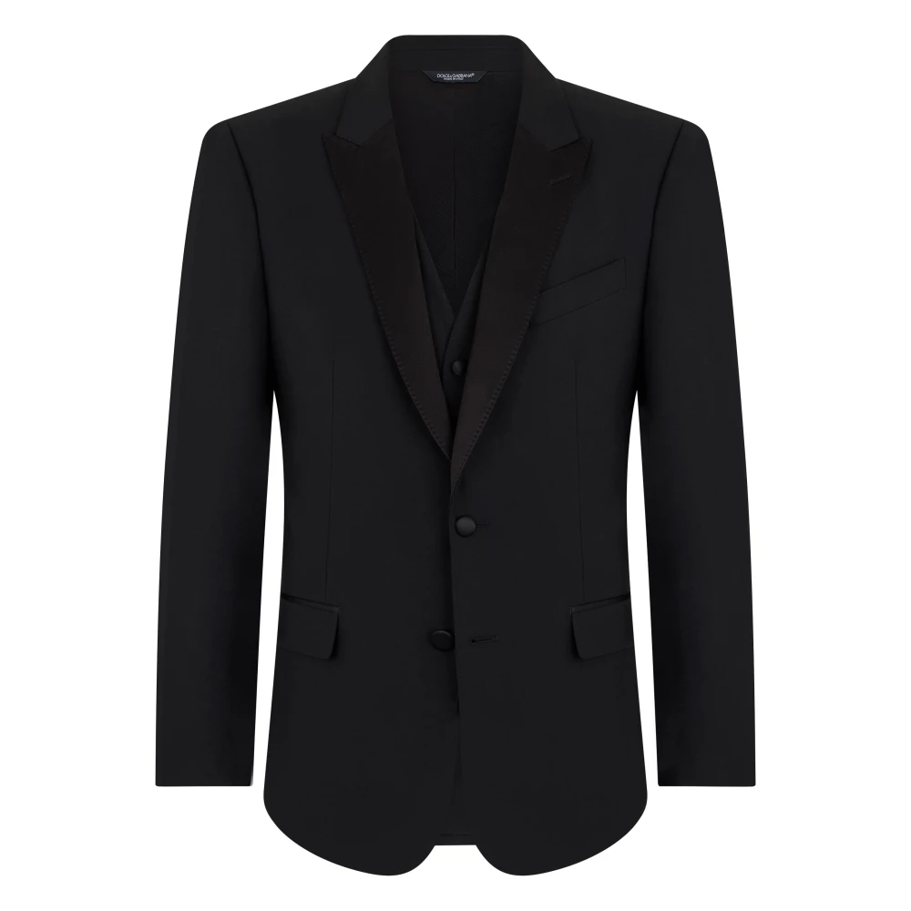 Dolce & Gabbana Men's Black Blazers, L, Martini Jacket