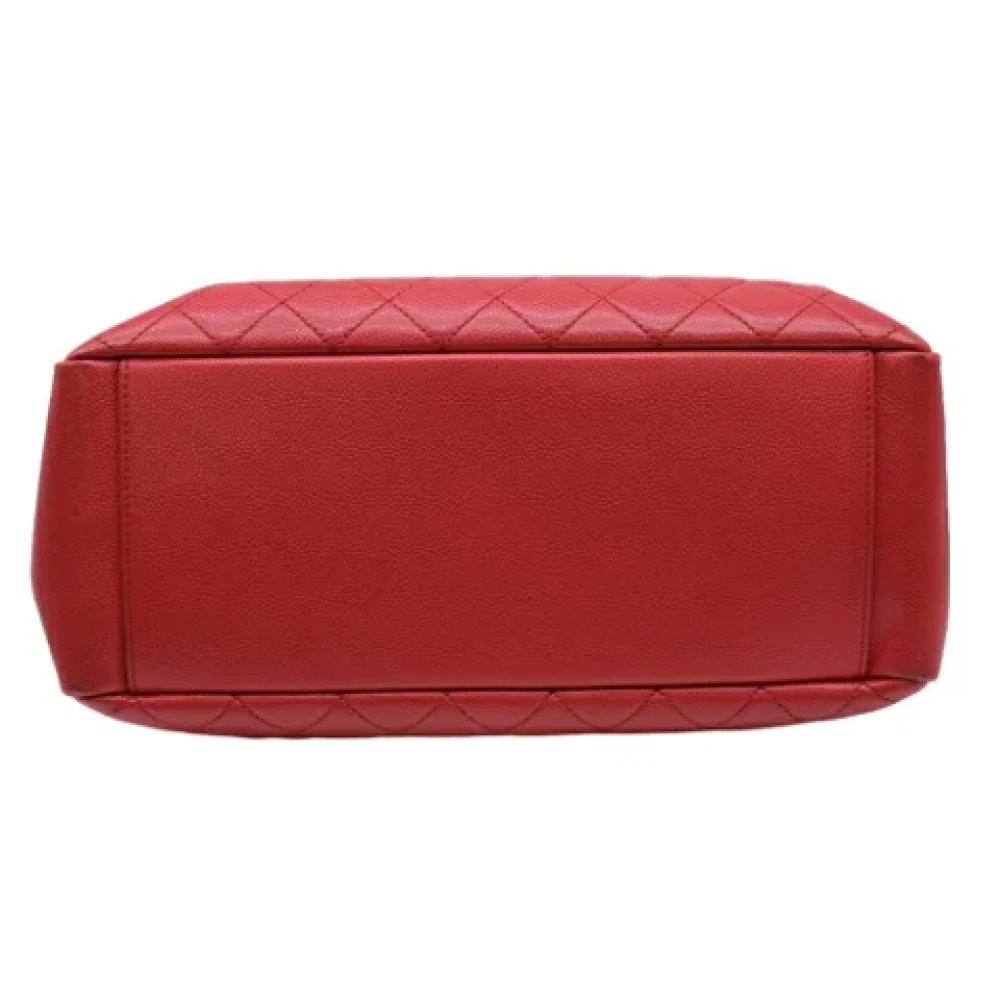 Chanel Vintage Pre-owned Leather shoulder-bags Red Dames