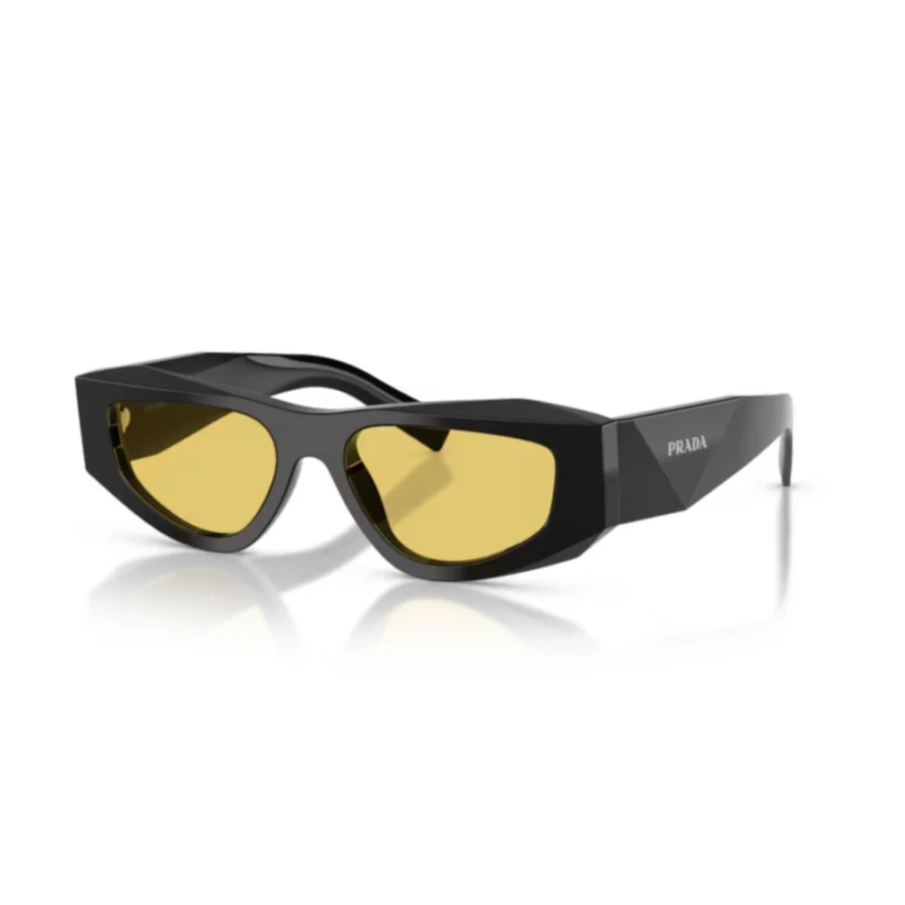 Prada Unisex Black Pr B19s Sunglasses - Sunglasses - 52 Mm - Accessories