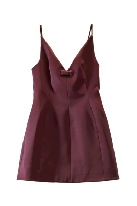 Satin Bow Dress