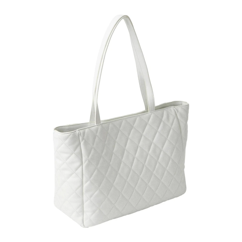 Gaëlle Paris Witte Gewatteerde Maxi Shopper Tas White Dames