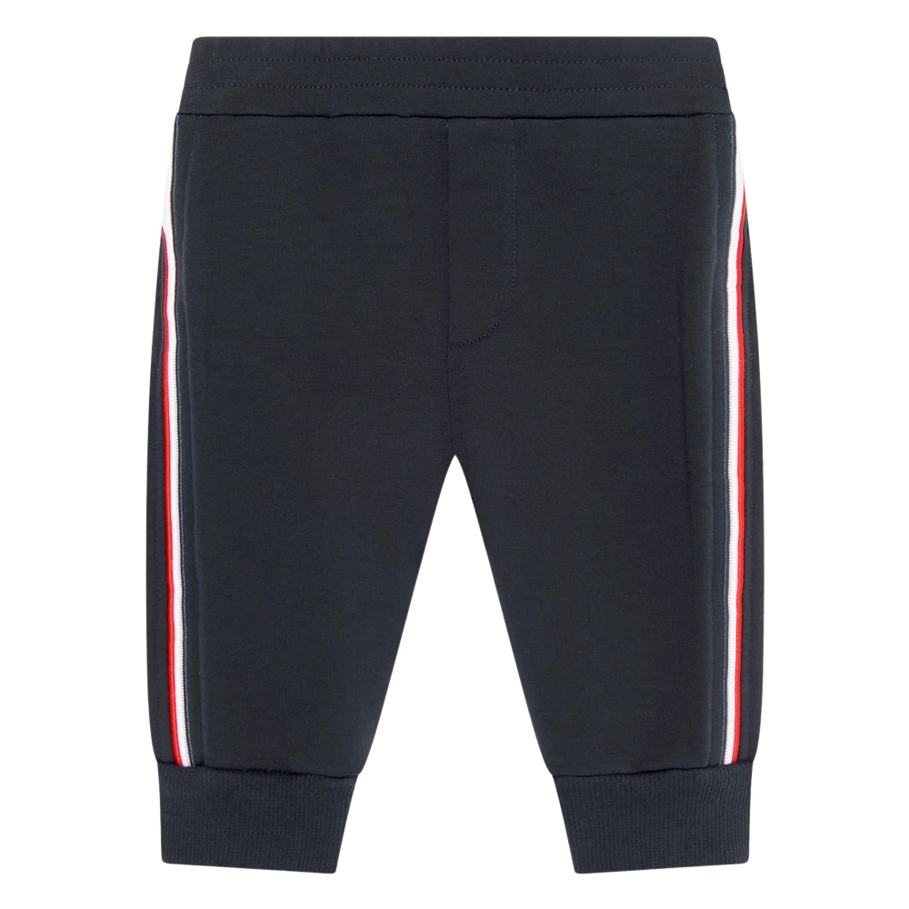 Moncler Men's Blue Baby Boys Tricolour Joggers In Navy