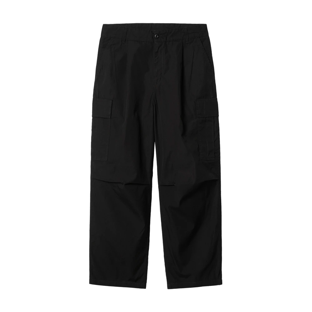 Carhartt Wip Svarta Cargo Byxor Black, Herr