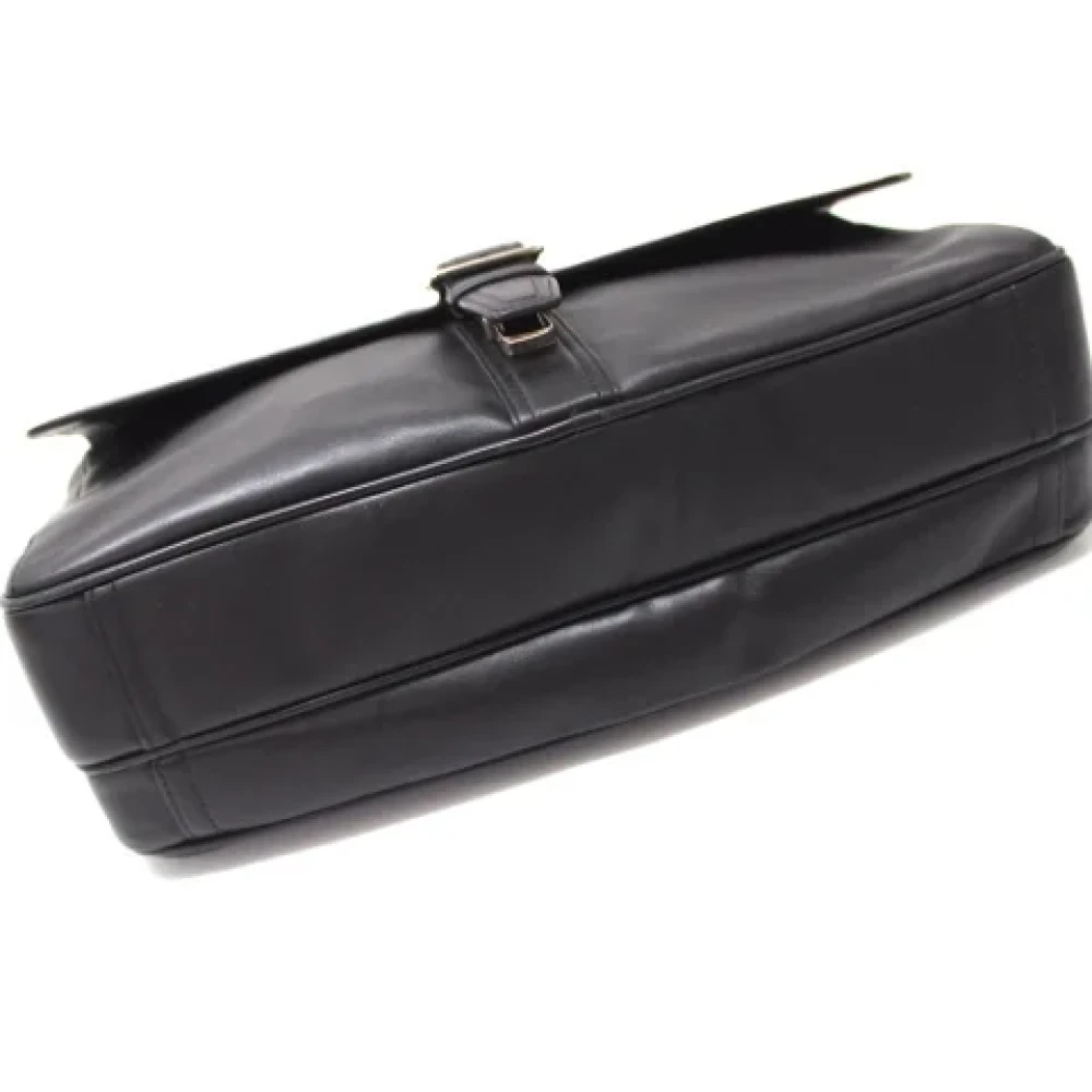 Coach Pre-owned Leather handbags Black Dames