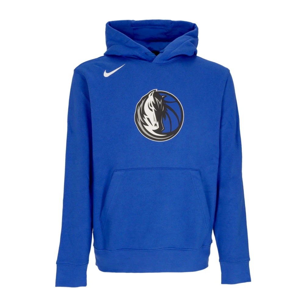 Nike Blue Long Sleeve Training Tops, Male, Xl, Dallas Mavericks Basketball Team Celebration Hoodie