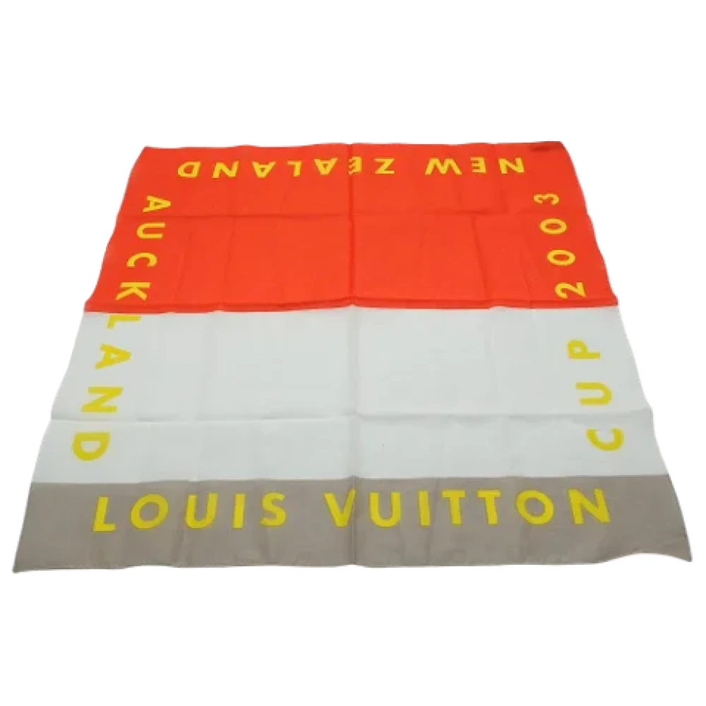 Louis Vuitton Vintage Pre-owned Cotton scarves Multicolor Dames