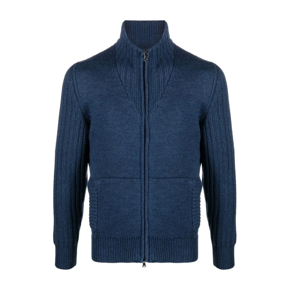 Paul & Shark Men's Blue Cardigans,, Zip Cardigan For Men Small