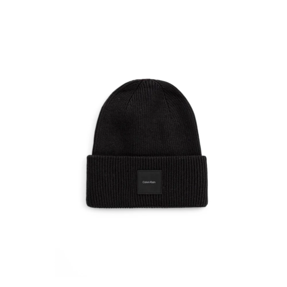 Calvin Klein Luxe Wolblend Pet Black Heren