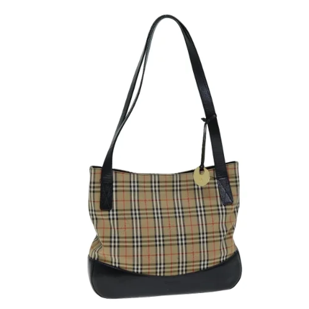 Burberry Vintage Pre-owned Canvas totes Beige Dames