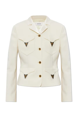 Blazer med applikationer