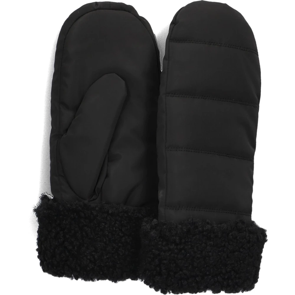 Markberg Stijlvolle Zwarte Teddy Handschoenen Black Dames